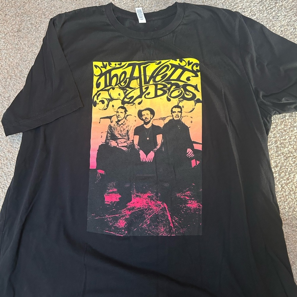 Mens Avett Brothers concert T shirt size 2XL